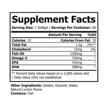 Load image into Gallery viewer, 🐟 Omega 3 Fish Oil Supplement